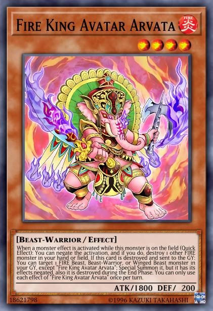 Fire King Avatar Arvata Card Image