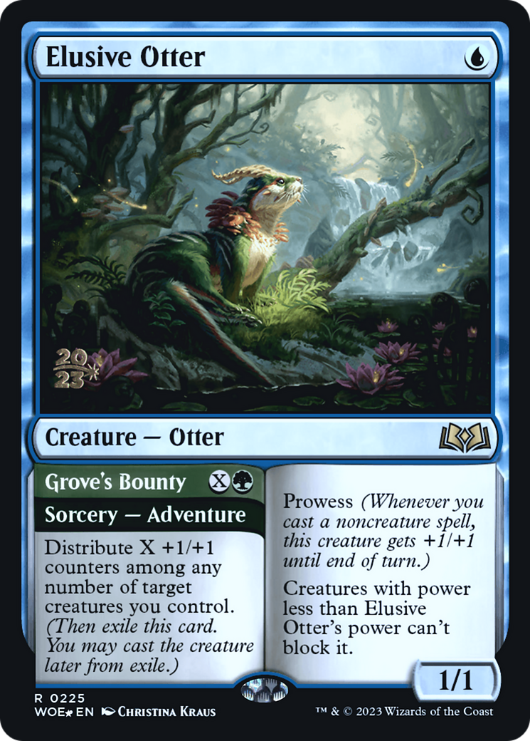 Elusive Otter // Grove's Bounty Card Image