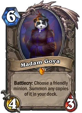 Madam Goya Card Image