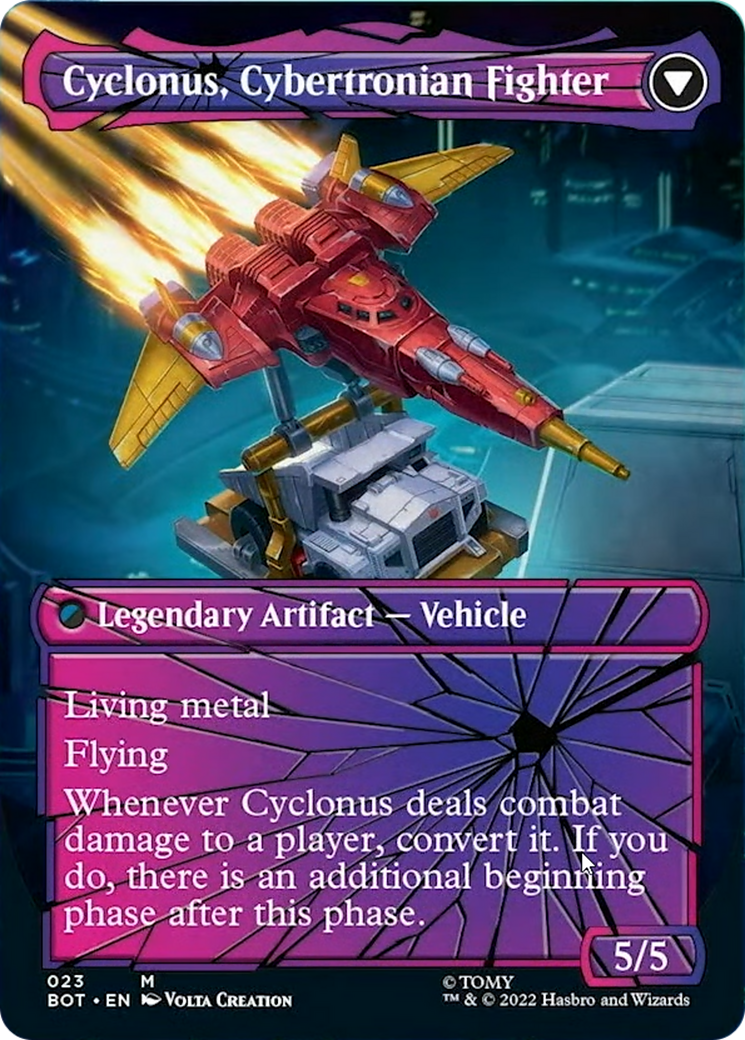 Cyclonus, the Saboteur // Cyclonus, Cybertronian Fighter Card Image