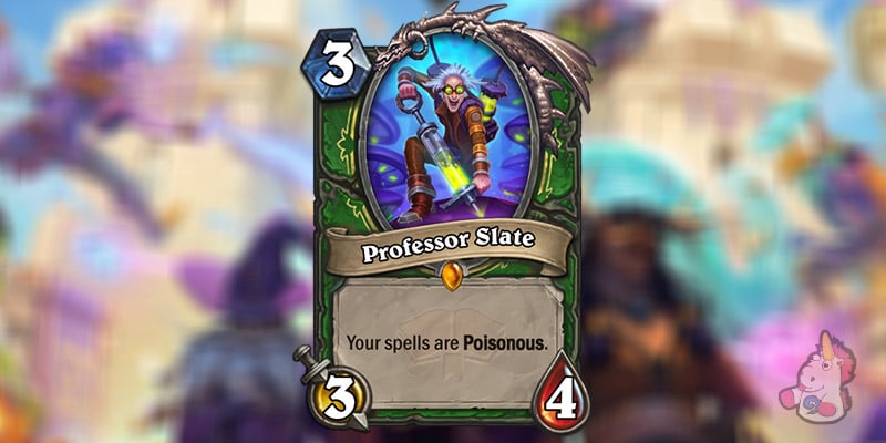 Professor Slate is a New Hunter Legendary Revealed for Hearthstone's Scholomance Academy Expansion
