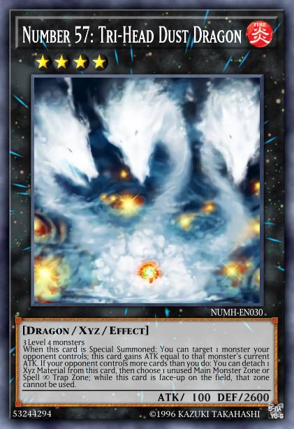 Number 57: Tri-Head Dust Dragon Card Image