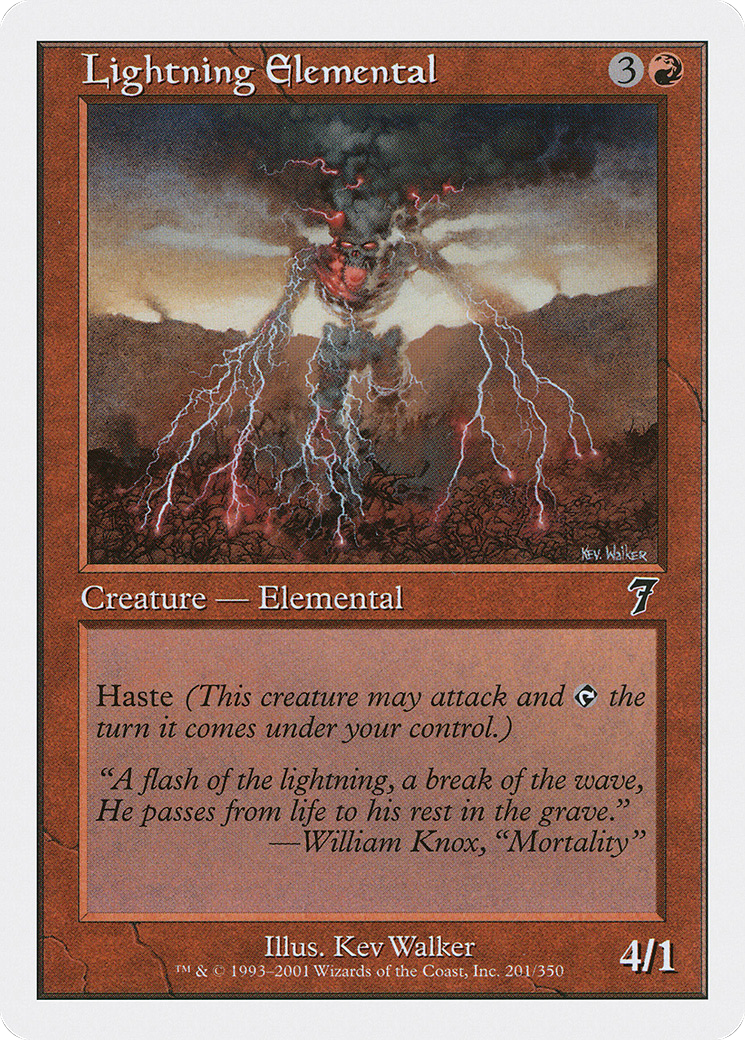 Lightning Elemental Card Image