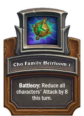 Cho Family Heirloom 1 Card Image