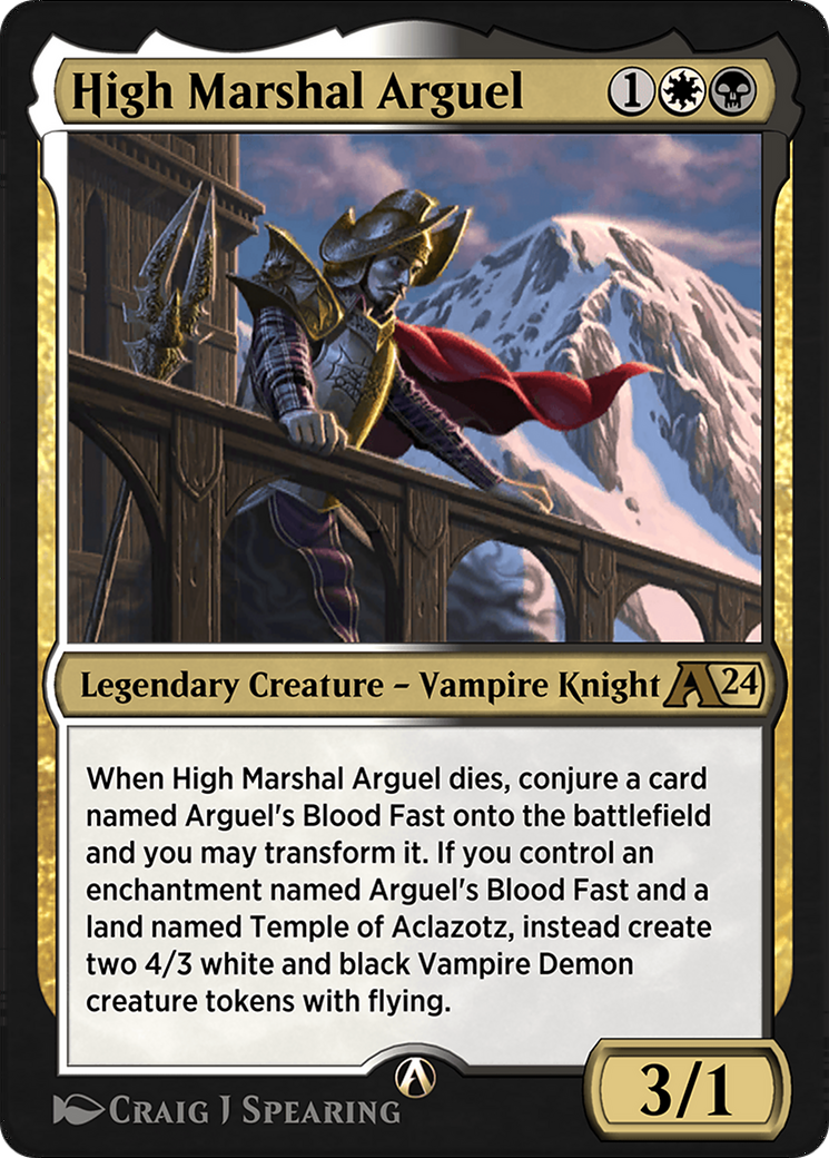 High Marshal Arguel Card Image