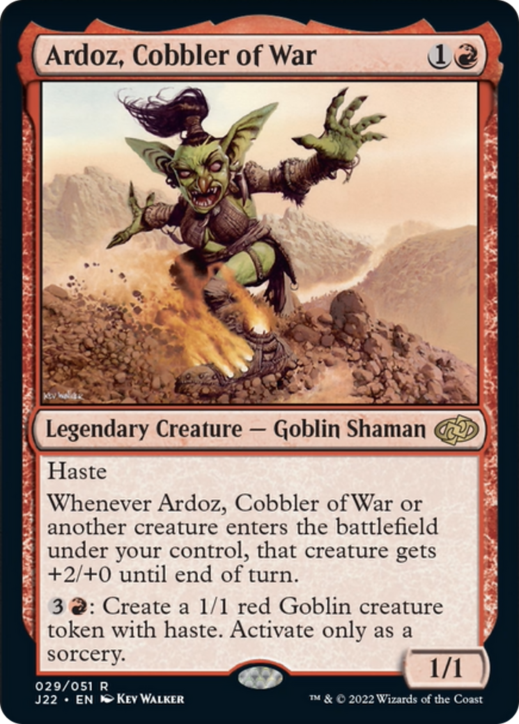 Ardoz, Cobbler of War Card Image