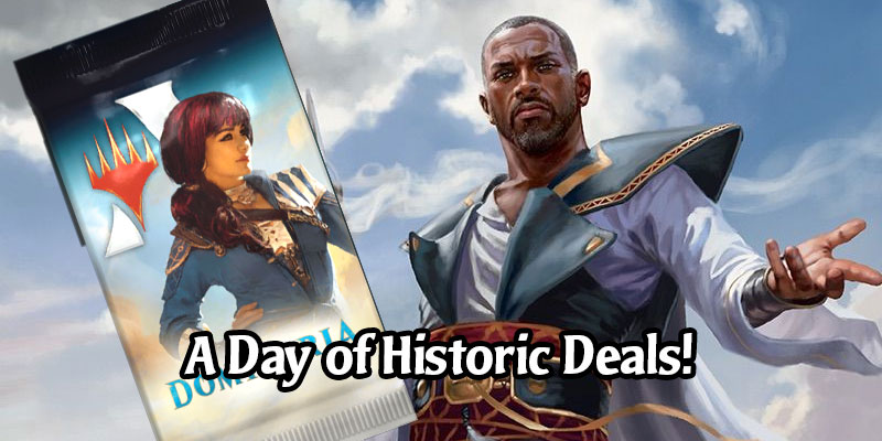 70% Off A Dominaria Pack, 75% Off 10 Non-Standard Card Styles - Historic Daily Deals for May 10