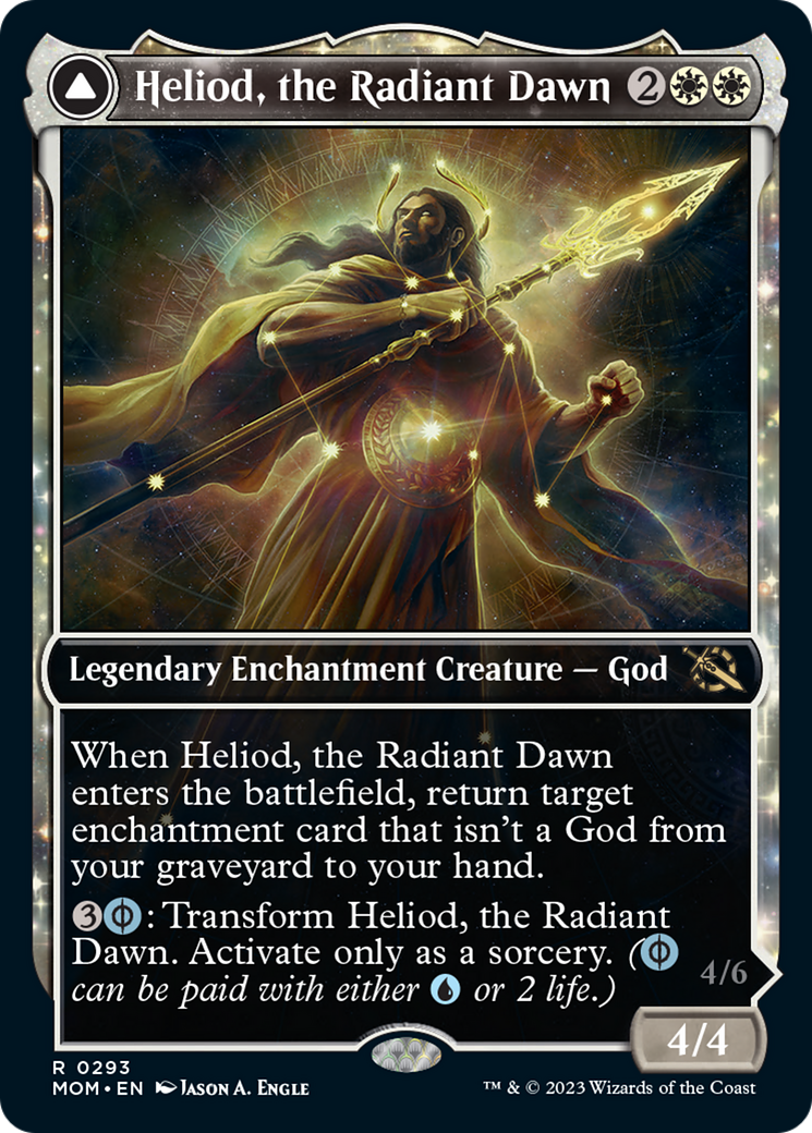 Heliod, the Radiant Dawn // Heliod, the Warped Eclipse Card Image