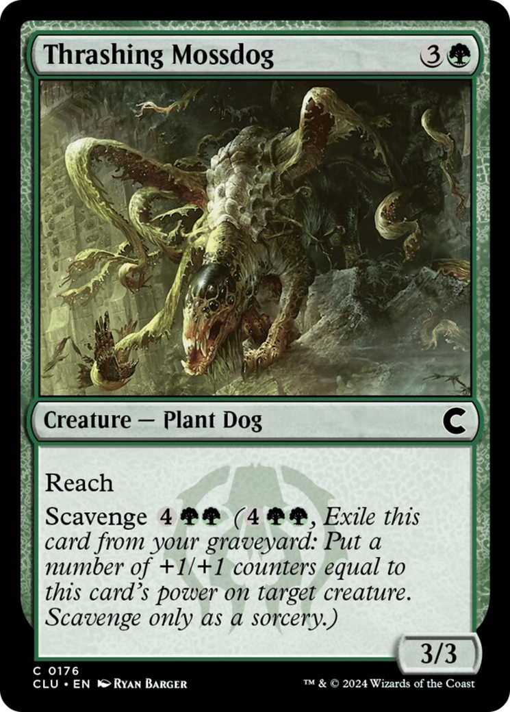 Thrashing Mossdog Card Image