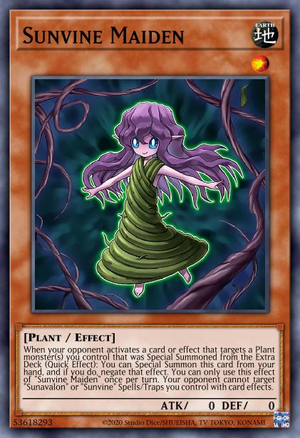 Sunvine Maiden Card Image