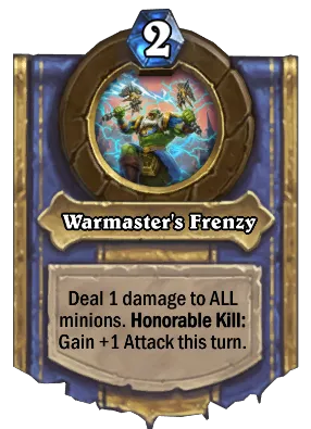 Warmaster's Frenzy Card Image