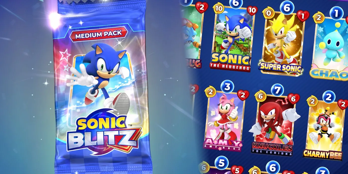 Sonic Blitz Is a New Sonic the Hedgehog Mobile Card Game Developed by the Angry Birds Studio