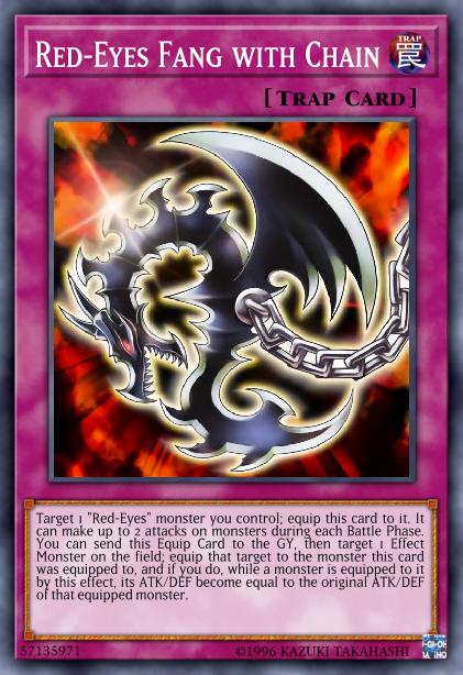 Red-Eyes Fang with Chain Card Image