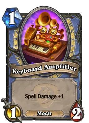 Keyboard Amplifier Card Image