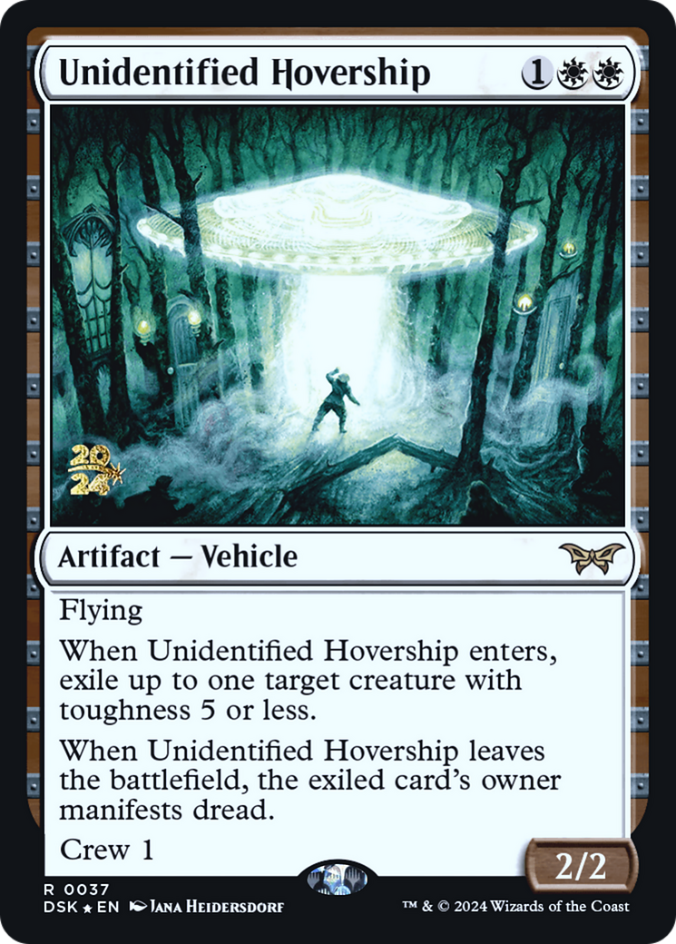 Unidentified Hovership Card Image
