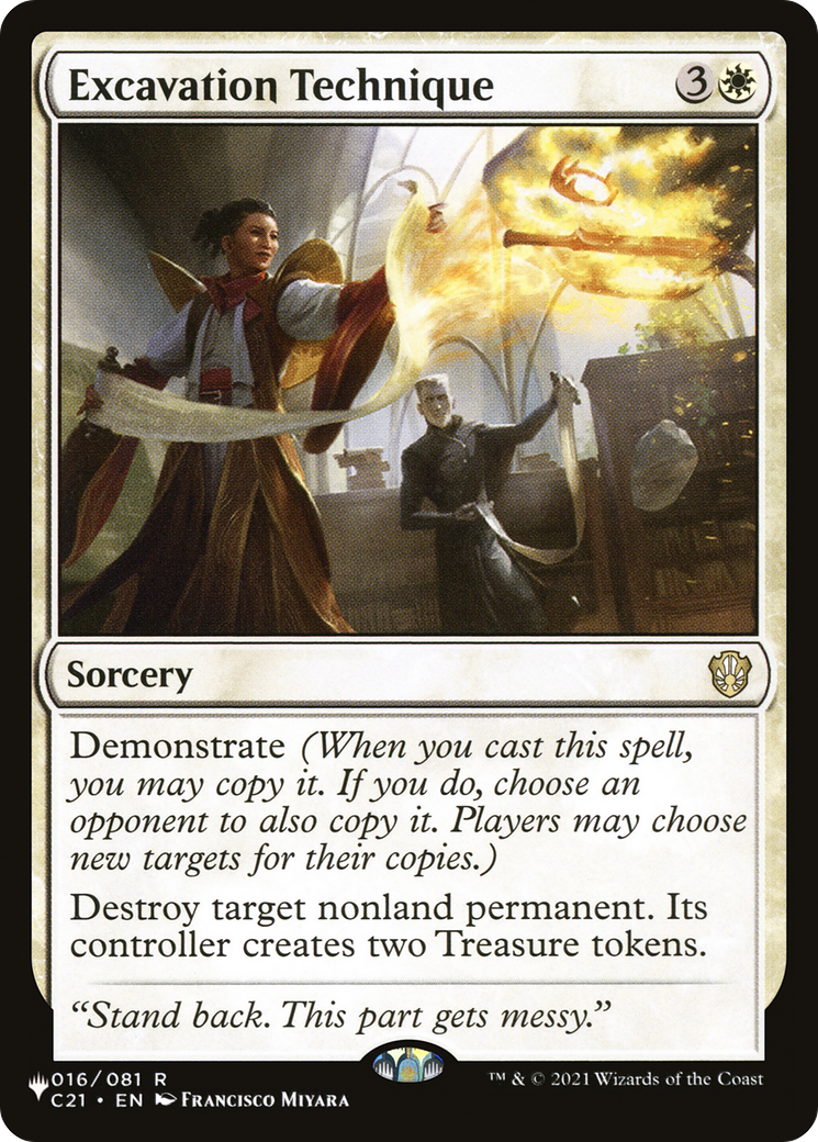 Excavation Technique Card Image