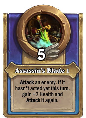 Assassin's Blade 1 Card Image