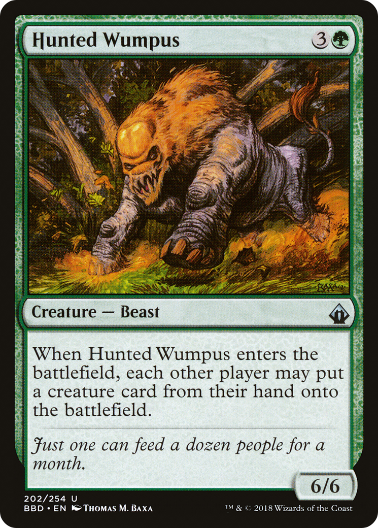 Hunted Wumpus Card Image