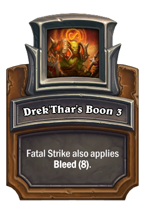 Drek'Thar's Boon 3 Card Image
