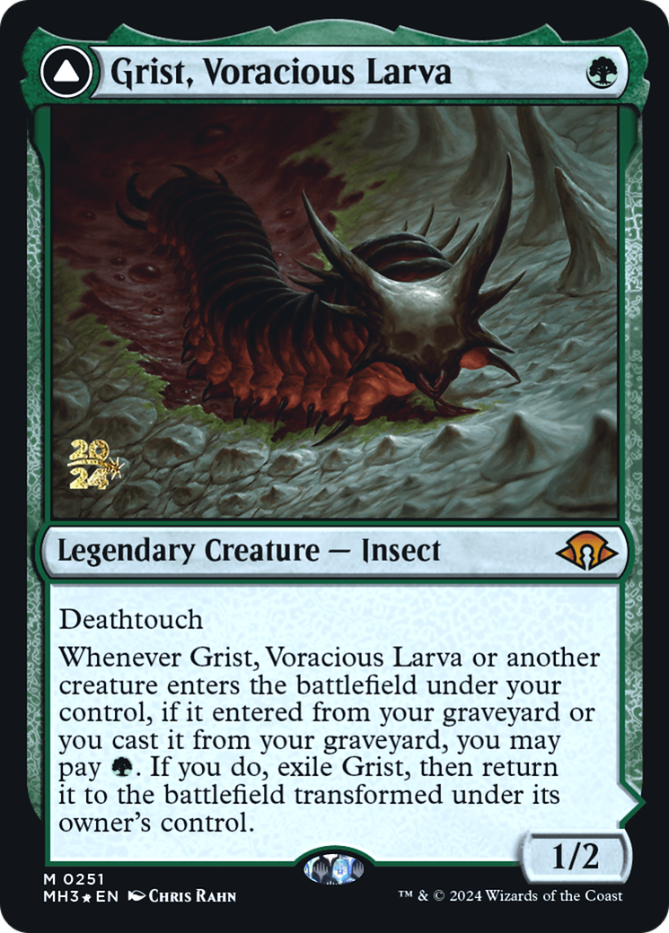 Grist, Voracious Larva // Grist, the Plague Swarm Card Image