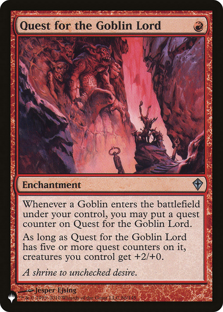 Quest for the Goblin Lord Card Image