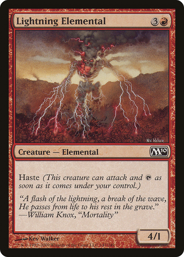 Lightning Elemental Card Image