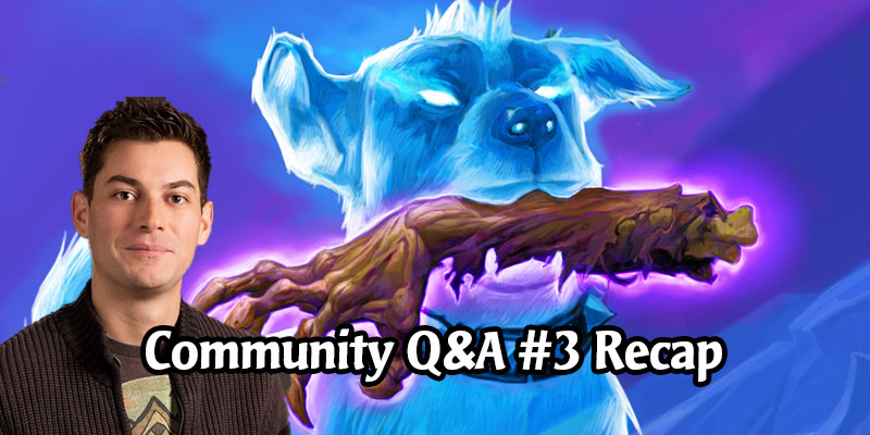 Dean Ayala's Community Q&A #3 - New Classes, Champion Cards, New Achievements, Spell Tribals