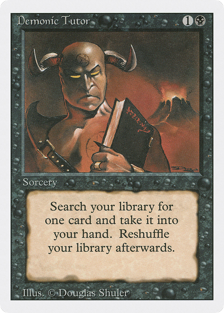 Demonic Tutor Card Image