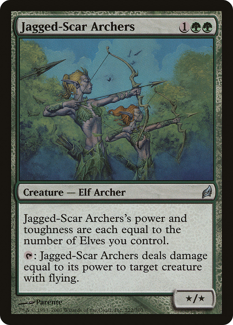 Jagged-Scar Archers Card Image