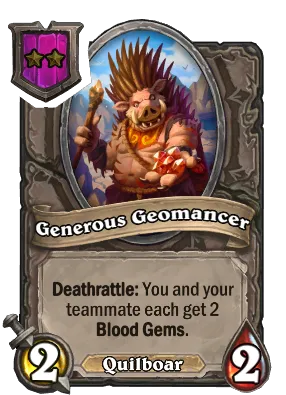 Generous Geomancer Card Image