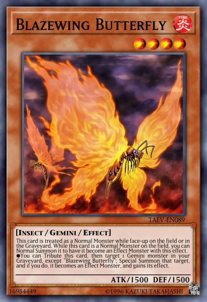 Blazewing Butterfly Card Image