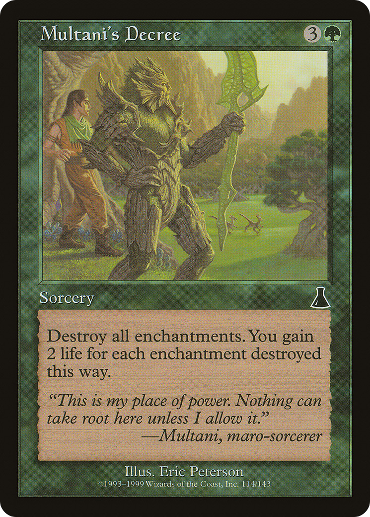 Multani's Decree Card Image