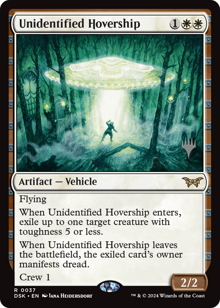 Unidentified Hovership Card Image