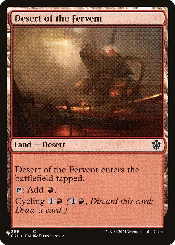 Desert of the Fervent Card Image