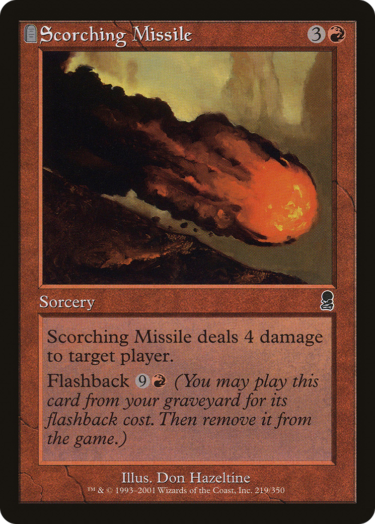 Scorching Missile Card Image