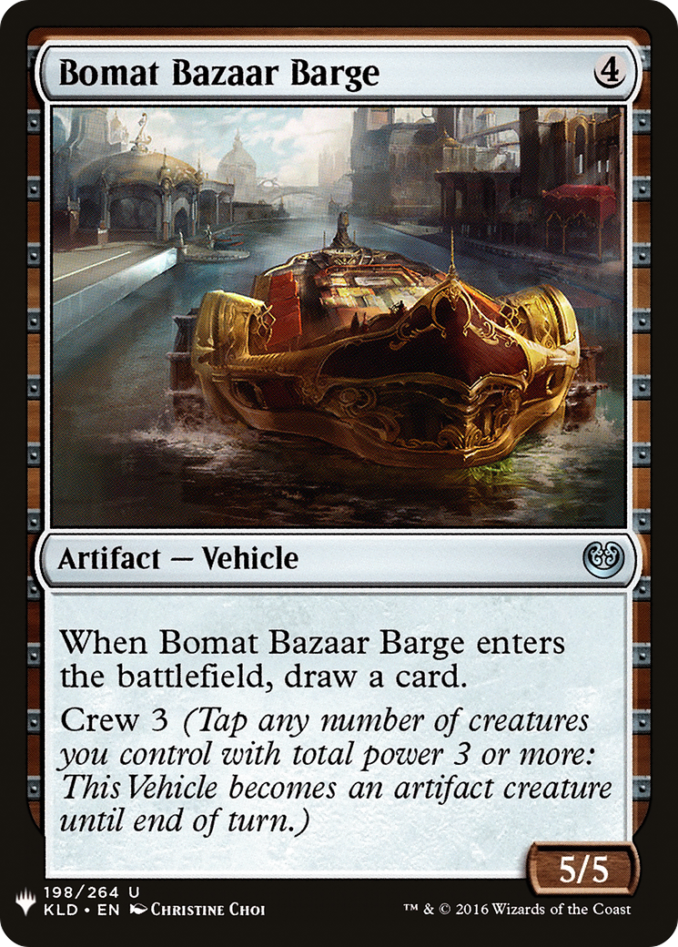 Bomat Bazaar Barge Card Image