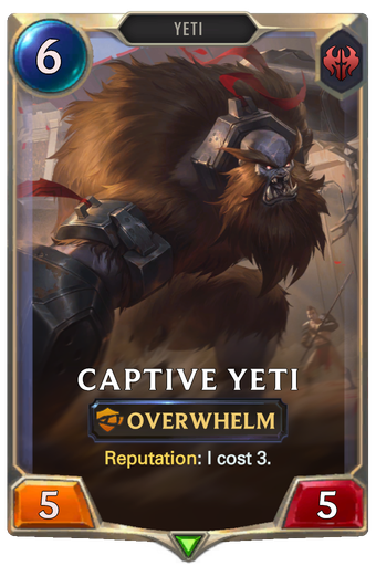 Captive Yeti Card Image