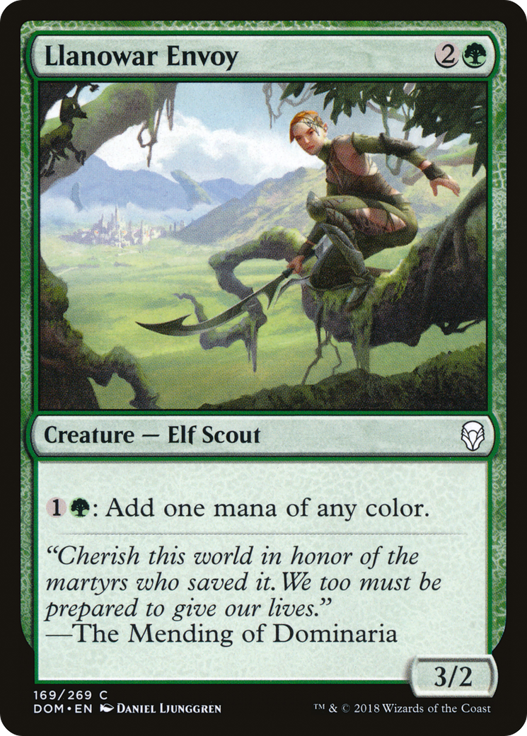 Llanowar Envoy Card Image