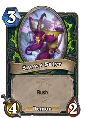 Snowy Satyr Card Image