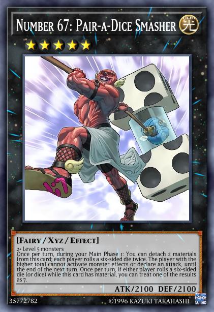 Number 67: Pair-a-Dice Smasher Card Image