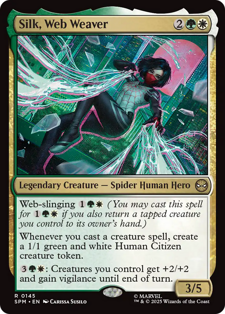 Silk, Web Weaver Card Image