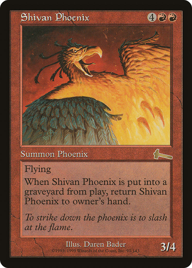 Shivan Phoenix Card Image