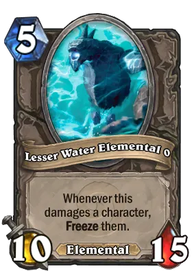 Lesser Water Elemental {0} Card Image