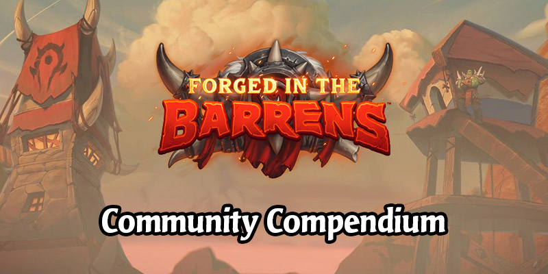 The Out of Cards Forged in the Barrens Community Compendium