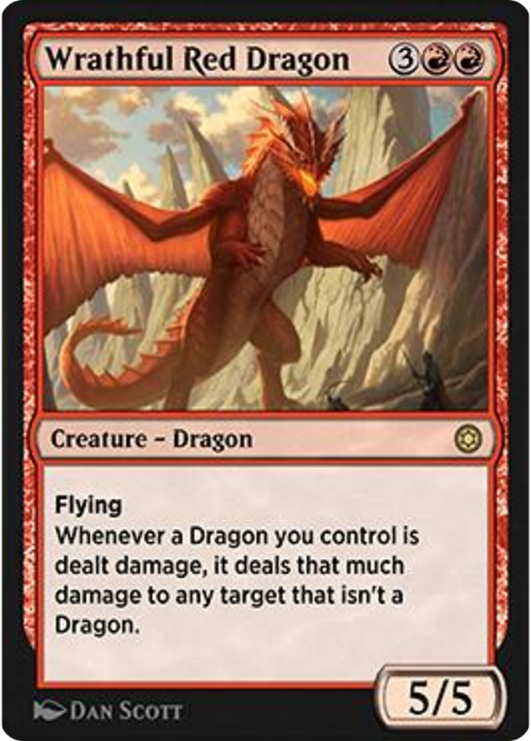 Wrathful Red Dragon Card Image