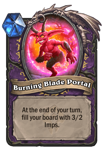 Burning Blade Portal - Forged in the Barrens Hearthstone Cards - Out of  Cards