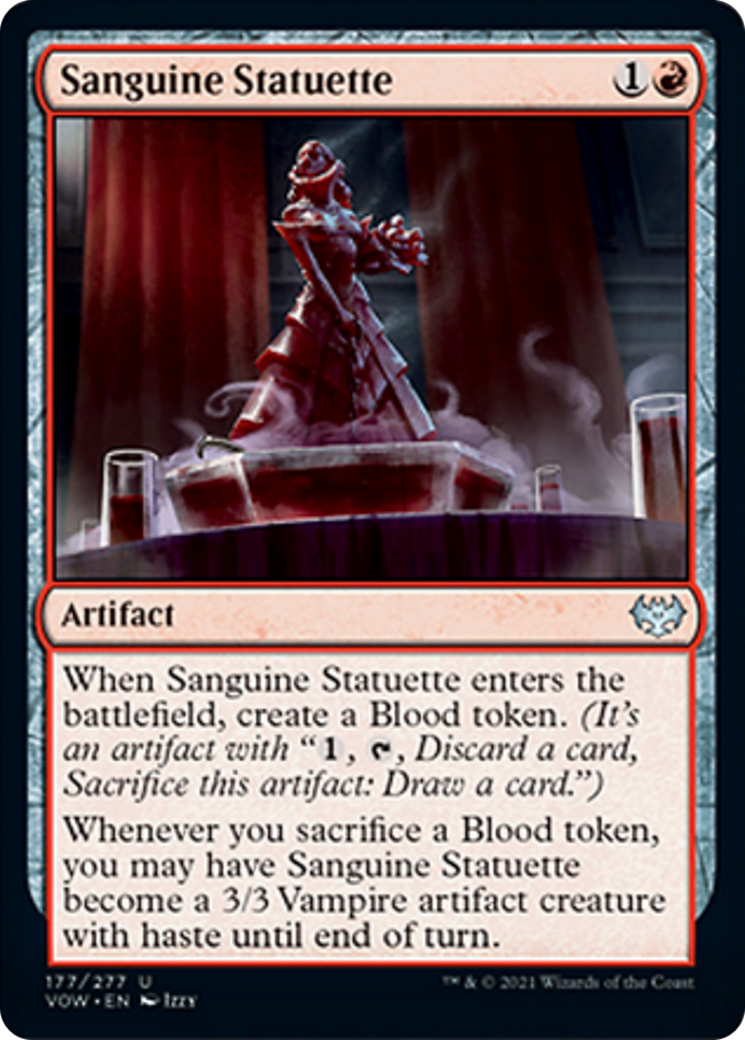 Sanguine Statuette Card Image