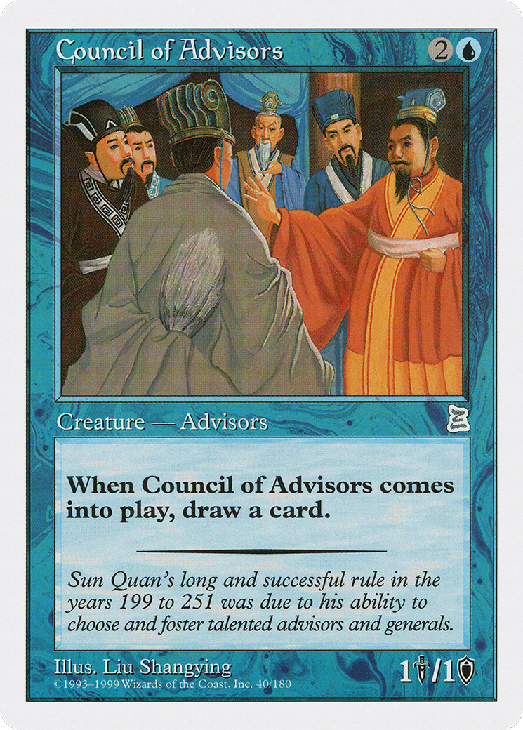 Council of Advisors Card Image