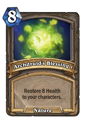 Archdruid's Blessing 1 Card Image