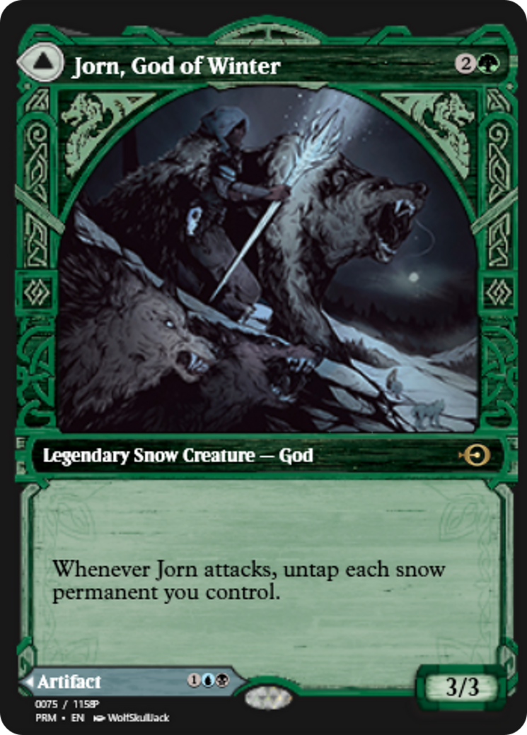 Jorn, God of Winter // Kaldring, the Rimestaff Card Image